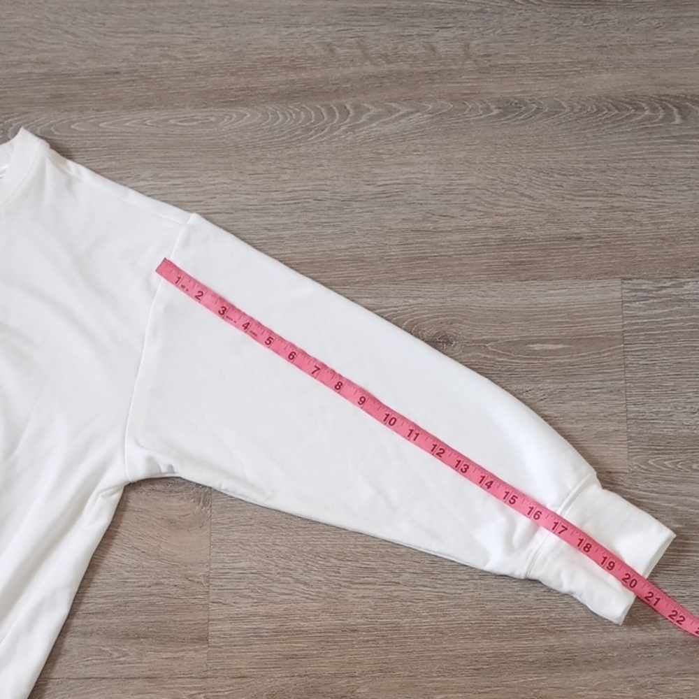 Victoria's Secret White Sweatshirt with 'LOVE' Print - Picture 3 of 5